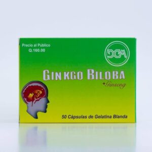 Ginkgo Biloba cápsulas + Ginseng de 50 capsulas